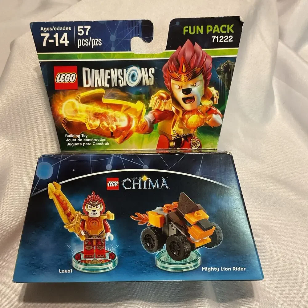 Lego Dimensions Chima Laval Fun Pack 71222 57 Piece Set